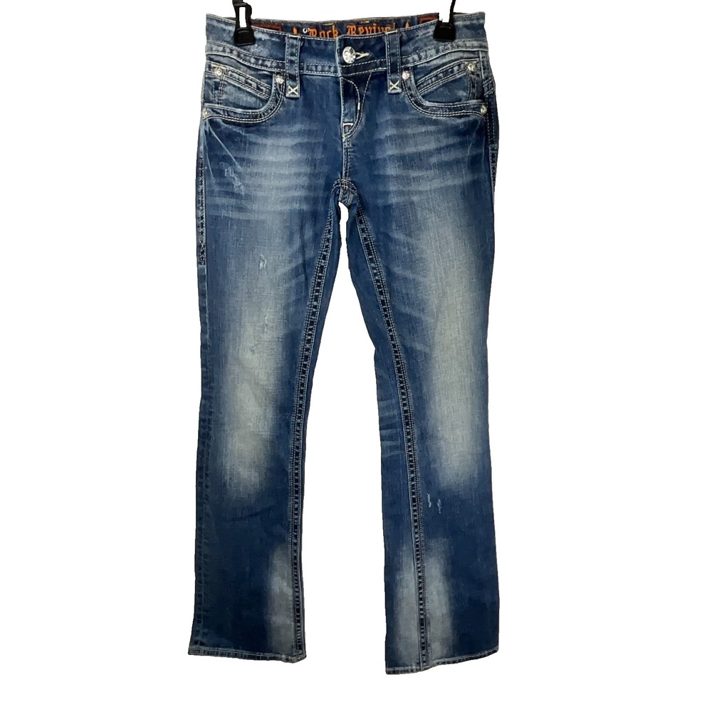 Rock Revival Gwen Easy Boot Denim‎ Jeans Rock Retro Women Size 26/34